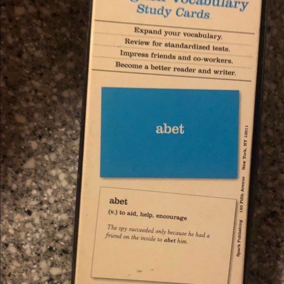 SPARK notes stud vocabulary 1000 flash cards - Picture 6 of 9